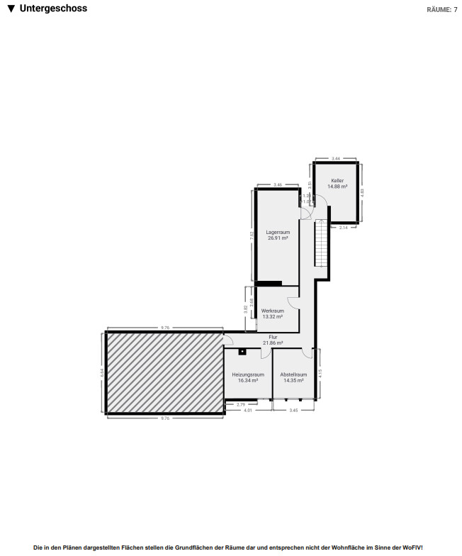 Grundriss UG