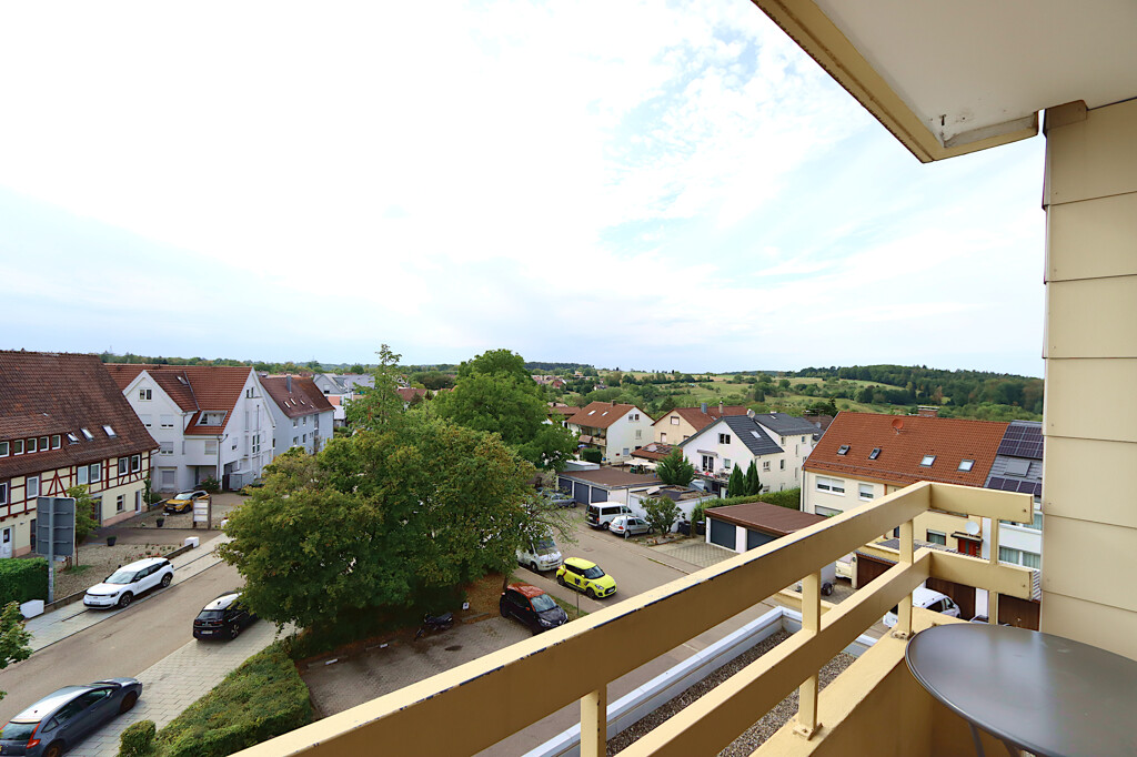 Ausblick Balkon